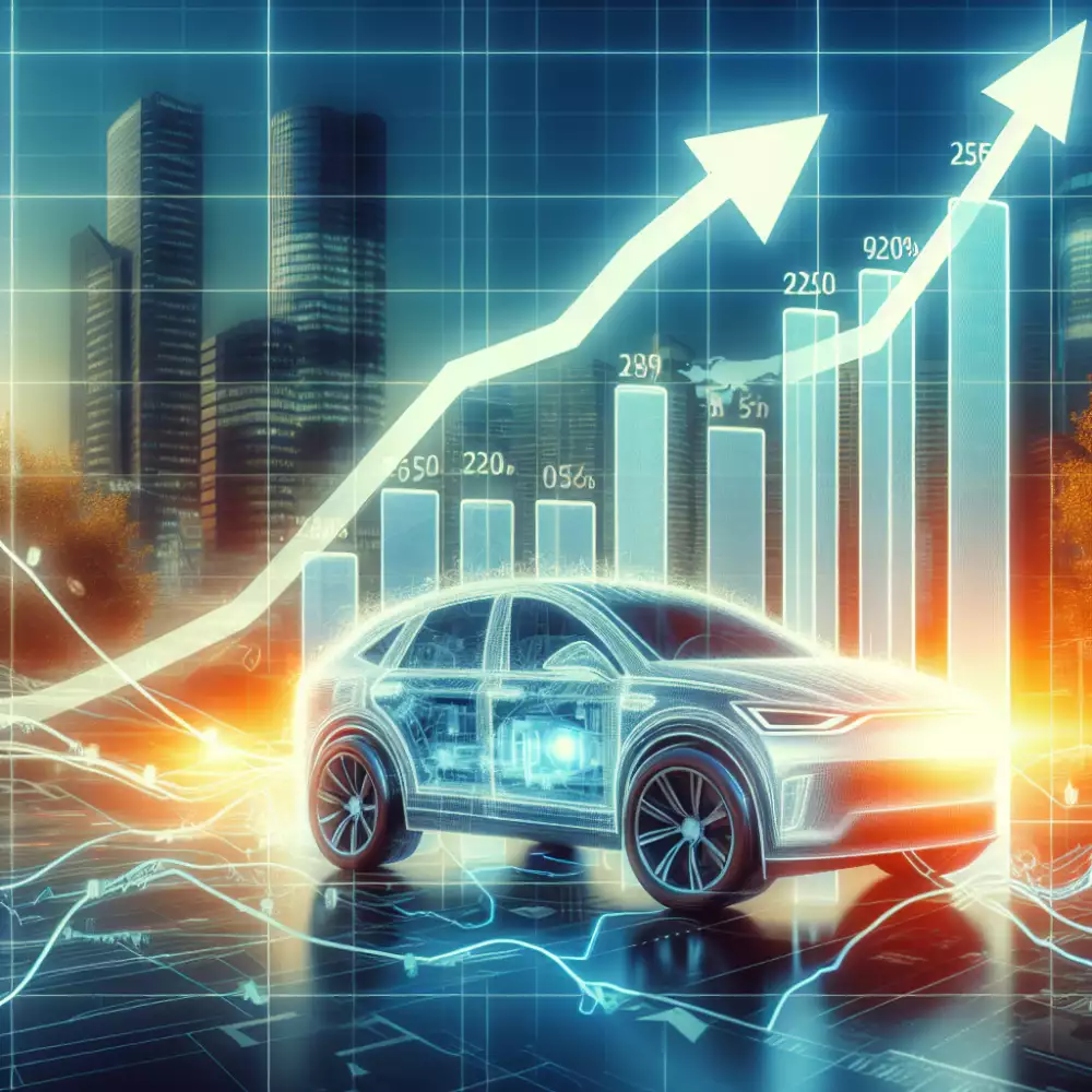 tesla akcie graf